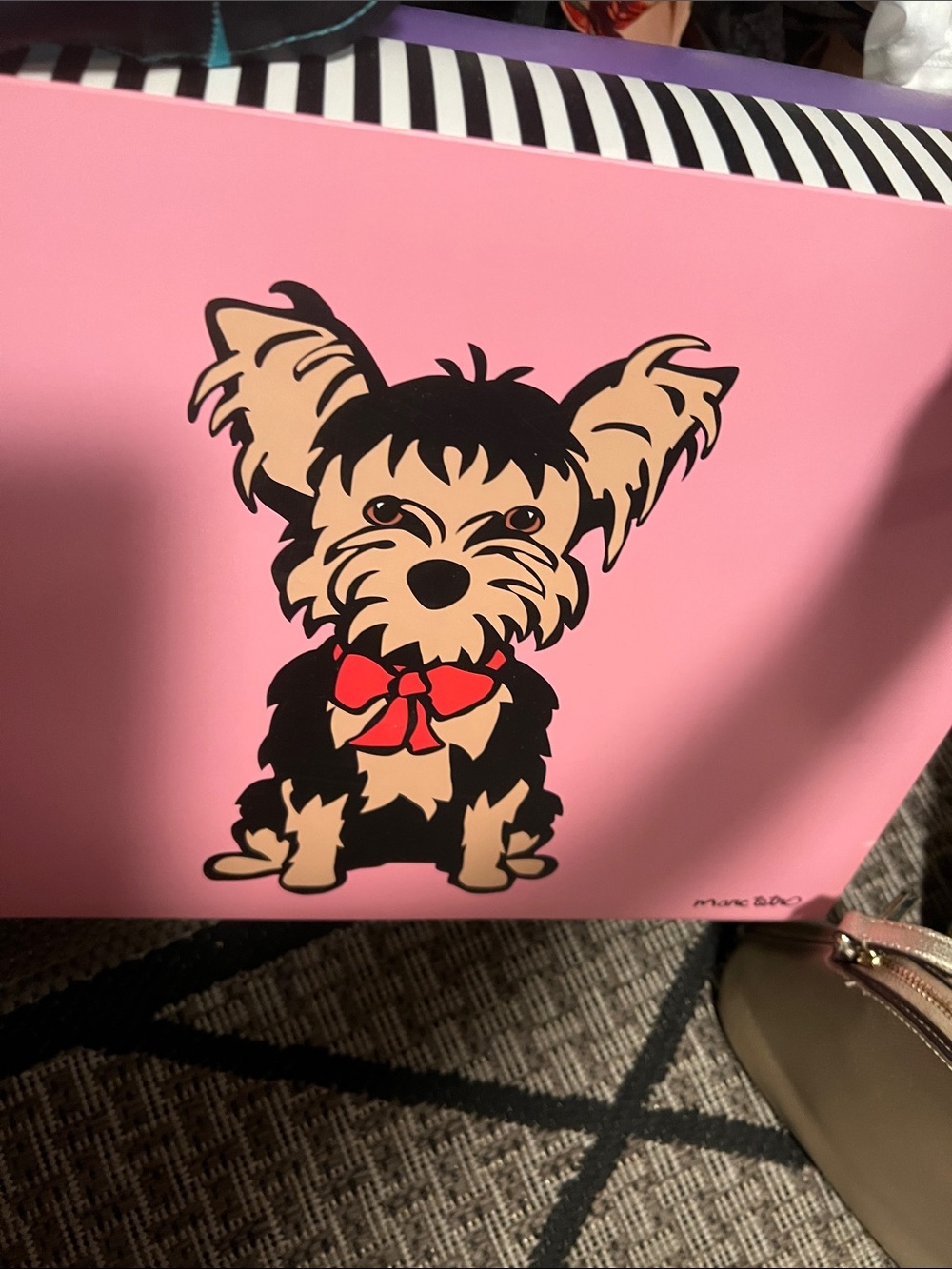 Marc Tetro Pink Yorkie Backpack and Wallet Set.NIB - Picture 7 of 7